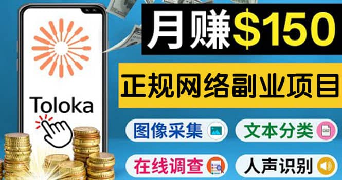 正规网络副业赚钱平台Toloka，利用业余时间月赚150美元-选优云网创