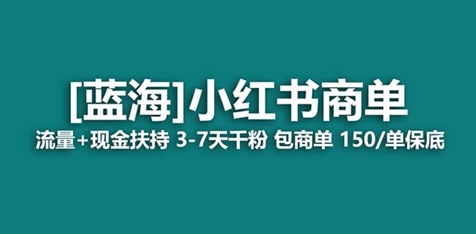 最强蓝海项目，小红书商单！长期稳定，7天变现，商单分配，月入过万-选优云网创