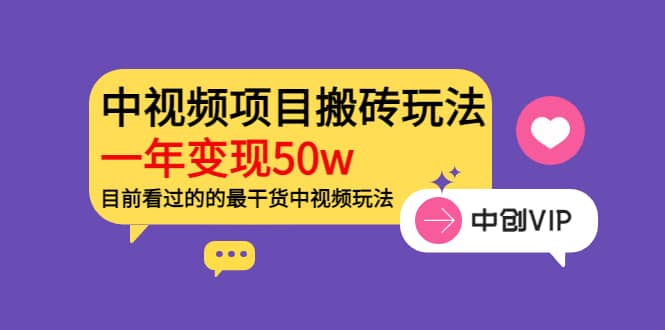 《老吴·中视频项目搬砖玩法，一年变现50w》目前看过的的最干货中视频玩法-选优云网创