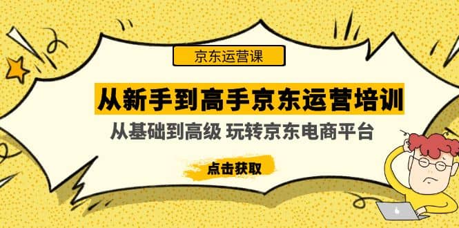 从新手到高手京东运营培训：从基础到高级 玩转京东电商平台(无水印)-选优云网创