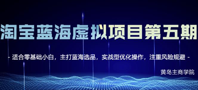 淘宝虚拟无货源3.0+4.0+5.0，适合零基础小白，主打蓝海选品，实战型优化操作-选优云网创