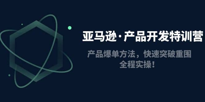 亚马逊·产品开发特训营：产品爆单方法，快速突破重围，全程实操-选优云网创