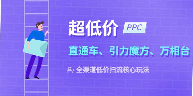 2023超低价·ppc—“直通车、引力魔方、万相台”全渠道·低价扫流核心玩法-选优云网创