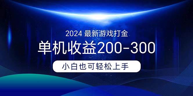 2024最新游戏打金单机收益200-300-选优云网创