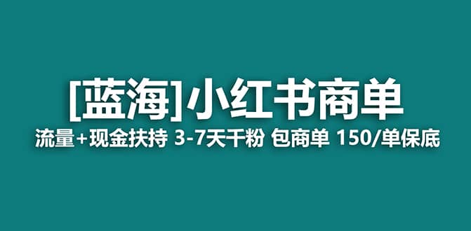 2023蓝海项目【小红书商单】流量+现金扶持，快速千粉，长期稳定，最强蓝海-选优云网创