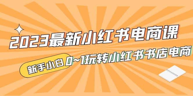 2023最新小红书·电商课，新手小白从0~1玩转小红书书店电商-选优云网创