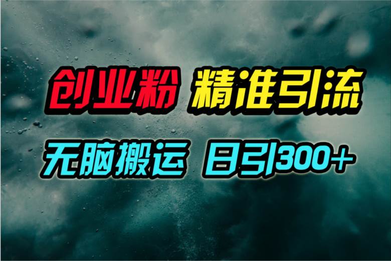 视频号纯搬运日引300+创业粉教程！-选优云网创