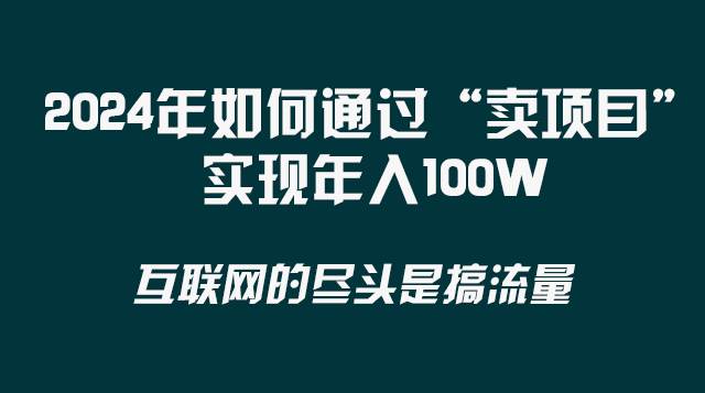 2024年如何通过“卖项目”实现年入100W-选优云网创