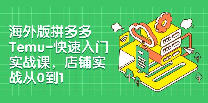 海外版拼多多Temu-快速入门实战课，店铺实战从0到1（12节课）-选优云网创