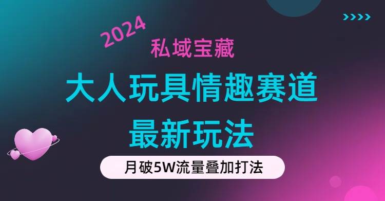 私域宝藏：大人玩具情趣赛道合规新玩法，零投入，私域超高流量成单率高-选优云网创