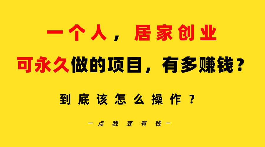 一个人，居家创业：B站每天10分钟，单账号日引创业粉100+，月稳定变现5W…-选优云网创